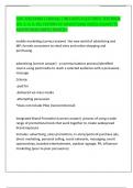 ADV 318J EXAM 1 &lpar;Wilcox&rpar; &vert; INCLUDES 4 LECTURES&comma; TEXTBOOK &lpar;Ch&period; 1&comma; 3&comma; 4&comma; 18&rpar;&comma; HISTORY OF ADVERTISING VIDEO&comma; CIGARETTE ADVERTISING VIDEO&vert; PASSED&excl;&excl;