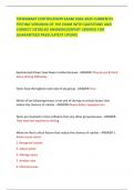 TEENSMART CERTIFICATION EXAM 2024-2025 CURRENTLY  TESTING VERSIONS OF THE EXAM WITH QUESTIONS AND  CORRECT DETAILED ANSWERS&sol;EXPERT VERIFIED FOR  GUARANTEED PASS&excl;&sol;LATEST UPDATE