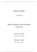 Question Bank in line with Principles of Money&comma; Banking & Financial Markets&comma;Ritter&comma;12e