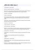 JRN 430- MSU Quiz 1 questions and answers&period;