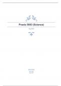 Praxis 5003 &lpar;Science&rpar; questions with correct answers 