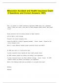 Wisconsin Accident and Health Insurance Exam package guaranteed success&excl;&excl;&excl;