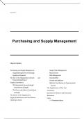 Official&copy; Solutions Manual to Accompany Purchasing And Supply Management&comma;Johnson&comma;16e