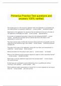  Primerica Practice Test questions and answers 100&percnt; verified&period;