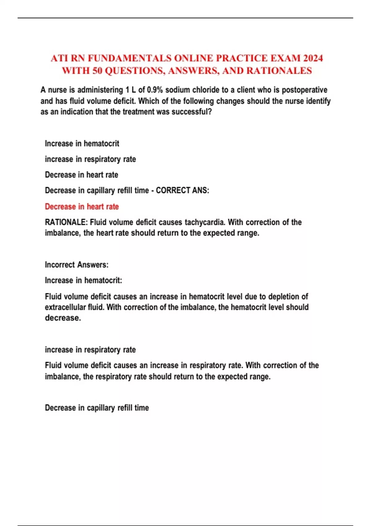 ATI RN FUNDAMENTALS ONLINE PRACTICE EXAM 2024 WITH 50 QUESTIONS ...