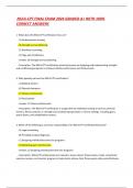  NSCA-CPT FINAL EXAM 2024 GRADED A&plus; WITH 100&percnt; CORRECT ANSWERS