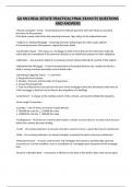 GA MLS REAL ESTATE PRACTICAL FINAL EXAM&sol;55 QUESTIONS AND ANSWERS