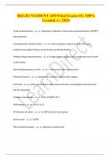 REGIS NU650&sol;NU 650 Final Exam SG 100&percnt; Graded A &vert; 2024