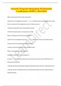 Security Program Integration Professional Certification &lpar;SPIPC&rpar; 2024&sol;2025