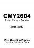 CMY2604 EXAM PACK 2015-2019