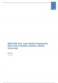 BUSI 830 Quiz&colon; Case Study Components 2024 with complete solution&semi; Liberty University