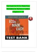 Test bank for ECGs Made Easy 7th Edition by Barbara J Aehlert Chapters 1 &ndash; 10