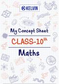 Class 10 Full NCERT Formula booklet