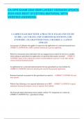 CA DPR EXAM 2024 NEW LATEST VERSION UPDATE 2024-2025 BEST STUDYING MATERIAL WITH VERIFIED ANSWERS&period;