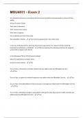 MDU4031 - Exam 2 Questions &plus; Answers Graded A&plus;