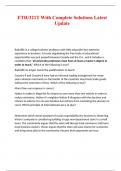 ETH&sol;321T With Complete Solutions Latest Update