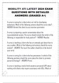 MOBILITY ATI LATEST 2024 EXAM QUESTIONS WITH DETAILED  ANSWERS &lpar;GRADED A&plus;&rpar;