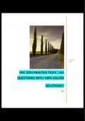 YNC 2024 PRACTICE TESTS &vert;161 QUESTIONS&vert;WITH 100&percnt; SOLVED SOLUTIONS&excl;&excl;