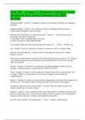 DAD 220 - Chapter 2&colon; Relational Database Exam Questions And Correct Answers All 100&percnt; Verified