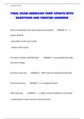 AMERICAN HISTORY FINAL &lpar;YAWP&rpar; EXAMS UPDATED  & VERIFIED PACKAGE DEAL 