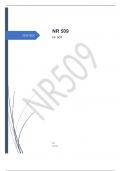 NR509 Questions with 100&percnt; correct answers rated A&plus;