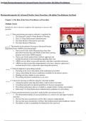 Pharmacotherapeutics for Advanced Practice Nurse Prescribers 5th Edition Woo Robinson Test Bank  All Chapters &lpar;1-55&rpar; &vert; A&plus; ULTIMATE GUIDE