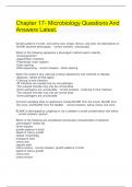 Chapter 17- Microbiology Questions And Answers Latest&period;