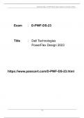 Dell PowerFlex Design D-PWF-DS-23 Dumps