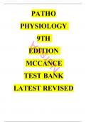 Test Bank For McCance & Huether&rsquo;s Pathophysiology&comma; 9th Edition - 2024 - ISBN&colon;9780323789875       All Chapters Covered &period;