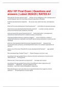 ADJ 107 Final Exam Bundle 