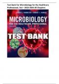 Test Bank For Microbiology for the Healthcare Professional&comma; 3rd -