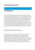 Rural Enterpreneurship