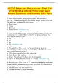 NCCCO Telescopic Boom Crane - Fixed Cab &lpar;TSS&rpar; MOBILE CRANE Winter 2024 Exam Review Questions and Answers 100&percnt; Pass