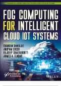Fog Computing for Intelligent Cloud IoT Systems &lpar;Advances in Learning Analytics for Intelligent Cloud-IoT Systems&rpar; 1st Edition 2024 with complete solution