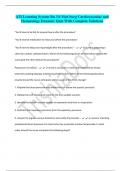 ATI Learning System Rn 3&period;0 Med Surg Cardiovascular and Hematology Dynamic Quiz With Complete Solutions