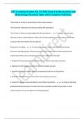 ATI Learning System Rn 3&period;0 Med Surg Cardiovascular and Hematology Dynamic Quiz with Complete Solutions