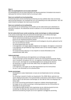 Leerdoelen Sociaal zekerheidsrecht week 1 t&sol;m 7