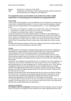 Samenvatting: A Longitudinal study of student-teacher relationship quality, difficult temperament, and risky behavior from childhood to early adolescence
