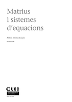 Mòdul 1. Matrius i sistemes d'equacions