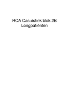 RCA casuïstiek blok 2B