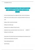 MENDIX INTERMEDIATE REAL EXAM QUESTIONS AND ANSWERS LATEST 2024&sol;25 UPDATE  &vert;A&plus; GRADED