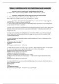 TERM 1 MIDTERM WITH 323 QUESTIONS AND ANSWERS