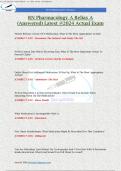 RN Pharmacology A Relias A &lpar;Answered&rpar; Latest &commat;2024 Actual Exam