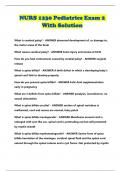 NURS 1230 BUNDLED EXAMS WITH COMPLETE SOLUTION