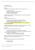 NURC 1001 EXAM &num;3 Comprehensive Questions with 100&percnt; CORRECT Answers