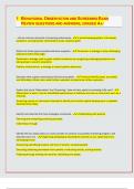 BEHAVIORAL OBSERVATION AND SCREENING EXAM  REVIEW QUESTIONS AND ANSWERS&comma; GRADED A&plus;&sol;&lbrack;LATEST EXAM UPDATES&rsqb;