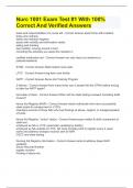 Nurc 1001 Exam Test &num;1 With 100&percnt; Correct And Verified Answers