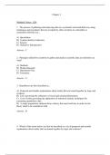 Test Item File- Practice Test - Statistics for Criminology and Criminal Justice&comma;Gau&comma;