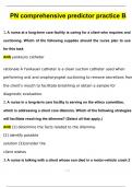 PN comprehensive predictor practice B  Questions and Answers &lpar;2024 &sol; 2025&rpar; &lpar;Verified Answers&rpar;