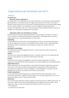 Samenvatting Organistiekunde ZGT